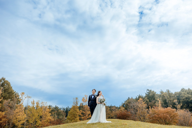 秋の始まり 飯綱高原でロケーション撮影