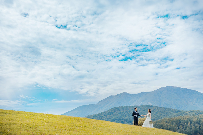 秋空を気持ちよく撮影