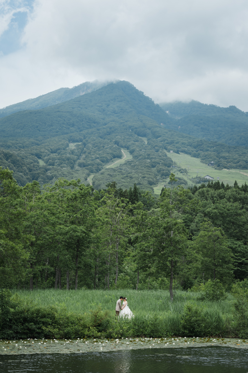 雄大な自然に囲まれて