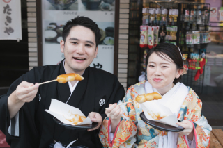 仲見世満喫の善光寺ロケ