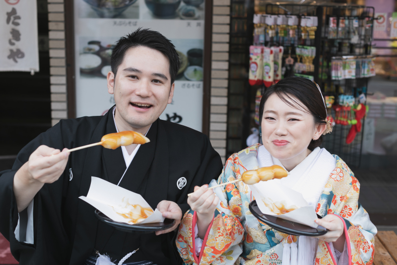 仲見世満喫の善光寺ロケ