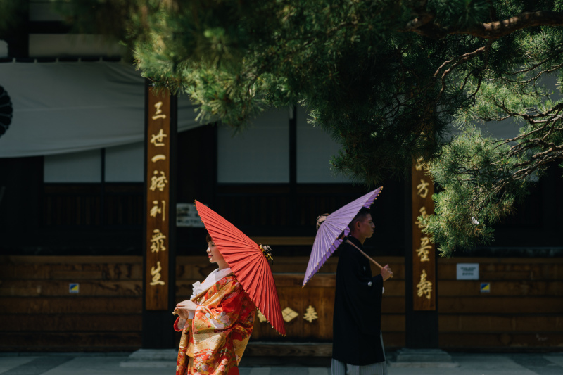 和装と松の木の良さを活かして