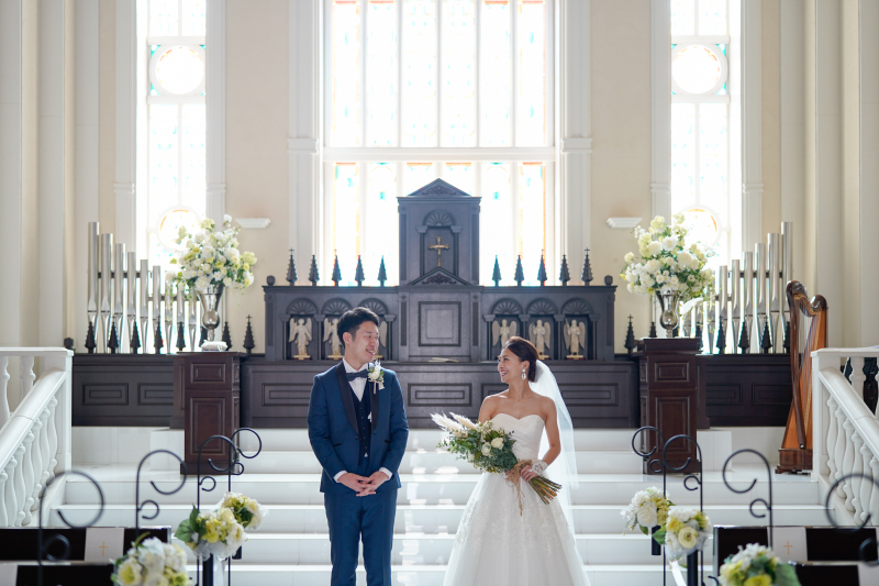 【9月末までの撮影限定】基本料50%OFFキャンペーン|洋装チャペルフォト(衣装+新婦ヘアメイク+全データ)