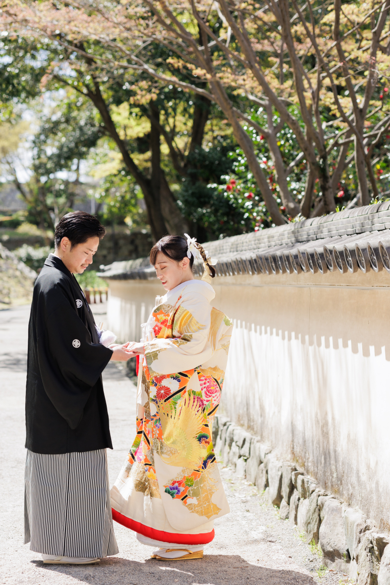 色打掛にチェンジ