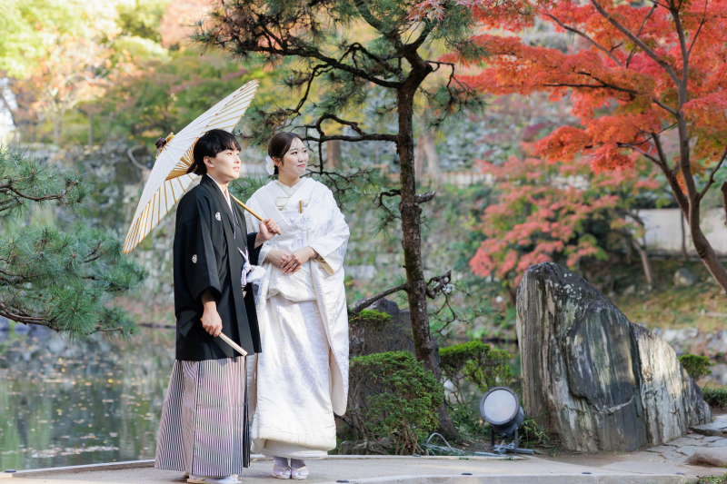 《和歌山城》和装ロケーション｜庭園・天守閣を背景に｜四季折々の美しい景色の中で撮影できる◎