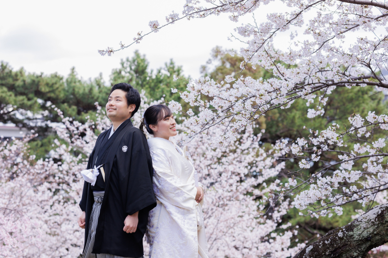 《和歌山城》和装ロケーション｜庭園・天守閣を背景に｜四季折々の美しい景色の中で撮影できる◎