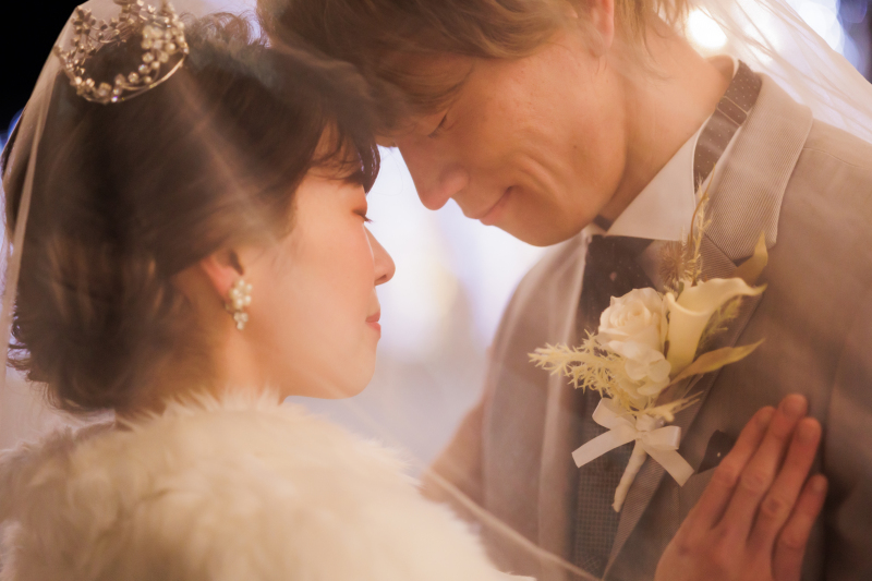 【ルミネーションフォト】きらめく光のなかでウエディングフォト☆*│和歌山けやき大通り“KEYAKI Light Parade”