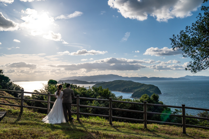 《加太》洋装ロケーション│ナチュラルな森と爽やかな海！│砲台跡と海の2ヶ所で撮影可能◎