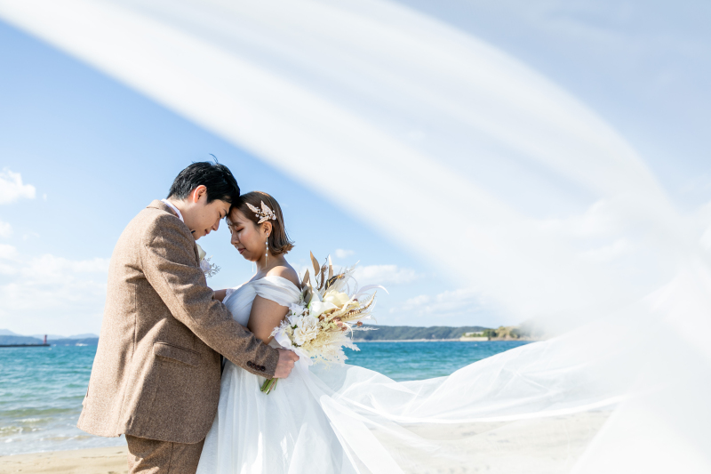 《加太》洋装ロケーション│ナチュラルな森と爽やかな海！│砲台跡と海の2ヶ所で撮影可能◎