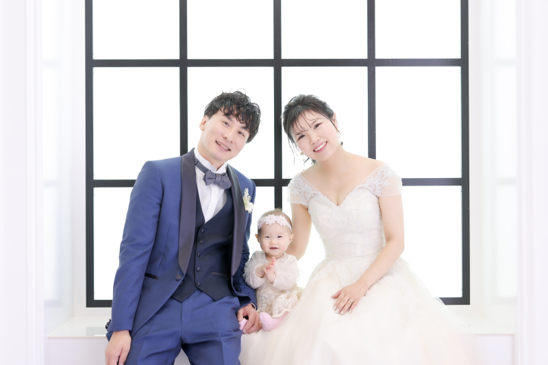 お子様もお色直し♪