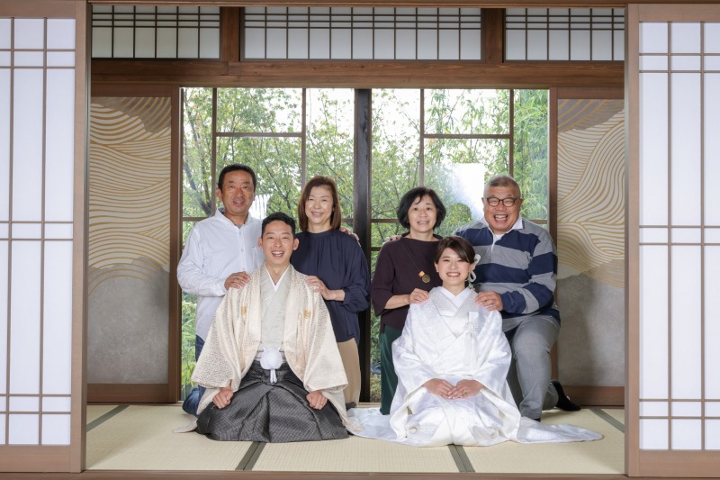 仲良しなご家族とのお写真も形に