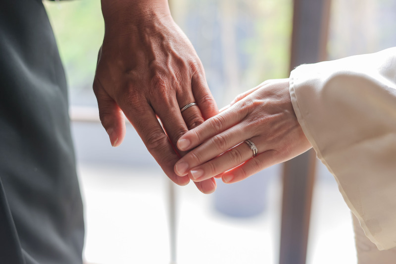 お手元指輪ショット!