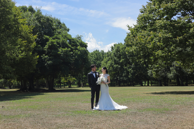 【洋装ロケーション】緑を楽しむ撮影♪