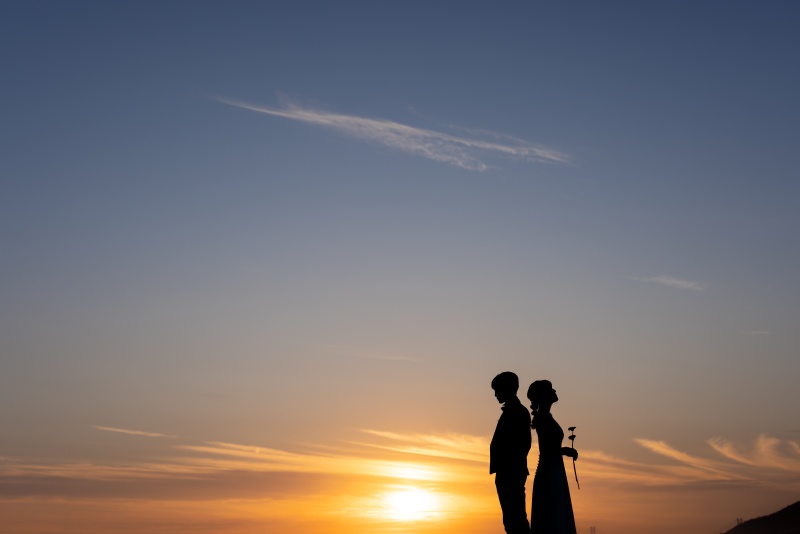 シルエット撮影