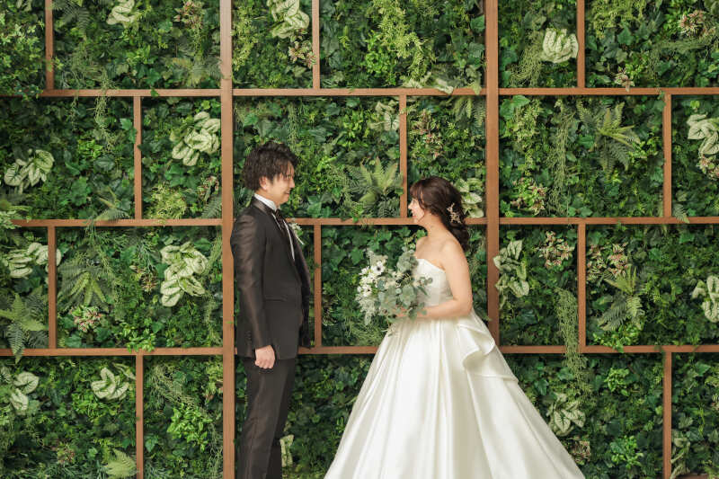 緑×ウエディング