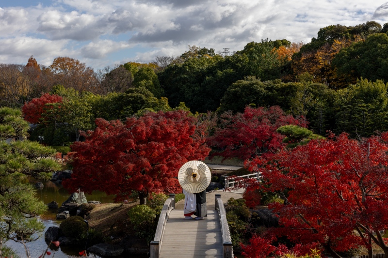 ラストはシルエットでロマンチックに!