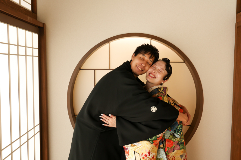 最後はぎゅーーっと