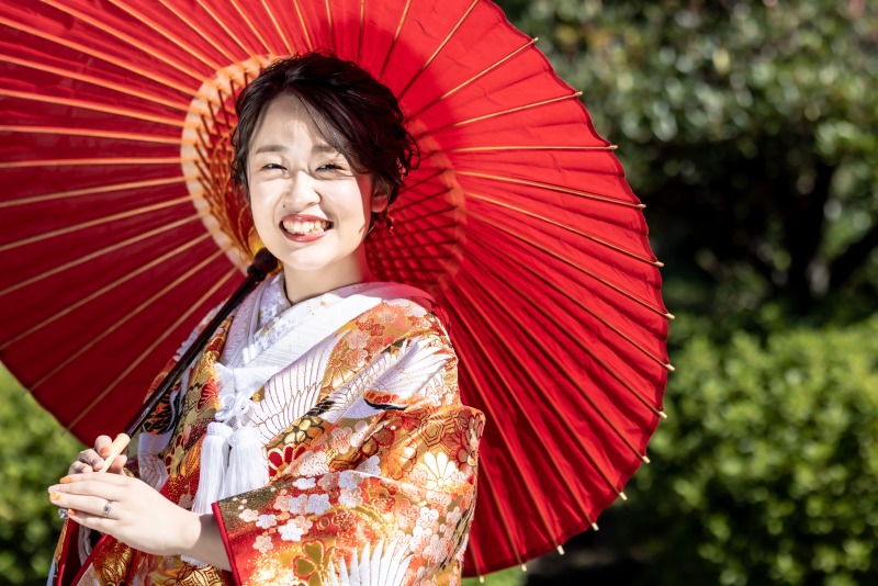 新婦さまお一人での一枚