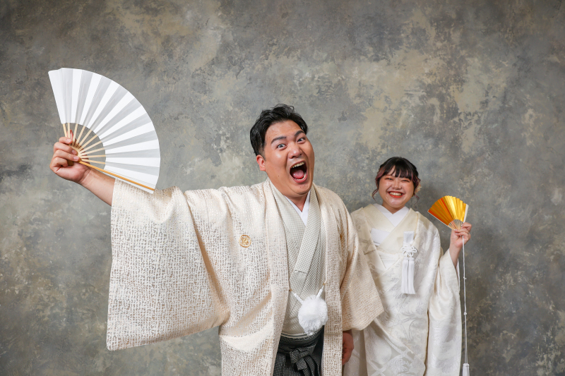 扇子でもはしゃぎます！