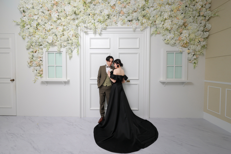 【洋装スタジオプラン】クールな黒のカラードレス！