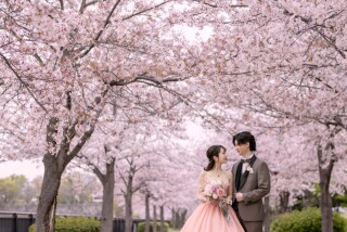 満開の桜とともに思い出の一枚を