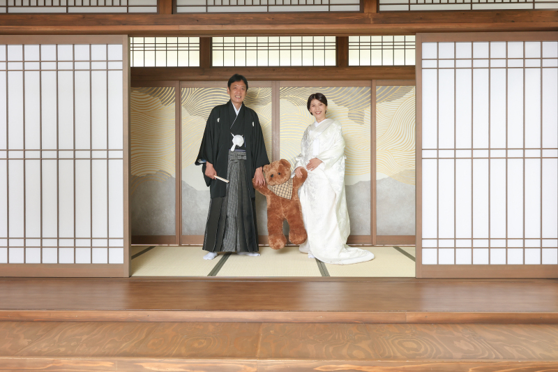 思い出のぬいぐるみと一緒に