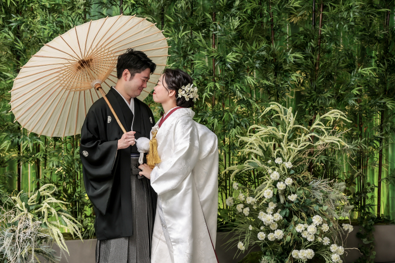 緑の中での1枚。