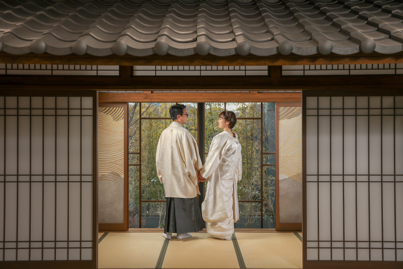 緑の映える和室