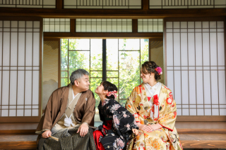 【和装スタジオプラン】家族の何気ない風景を