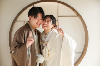 【和装スタジオプラン】いつも通りのおふたりで♪