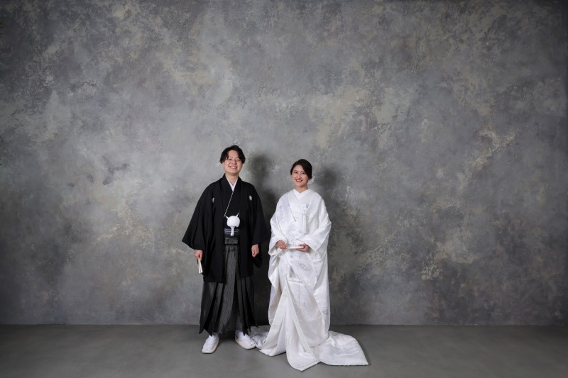 和装でのお2人。
