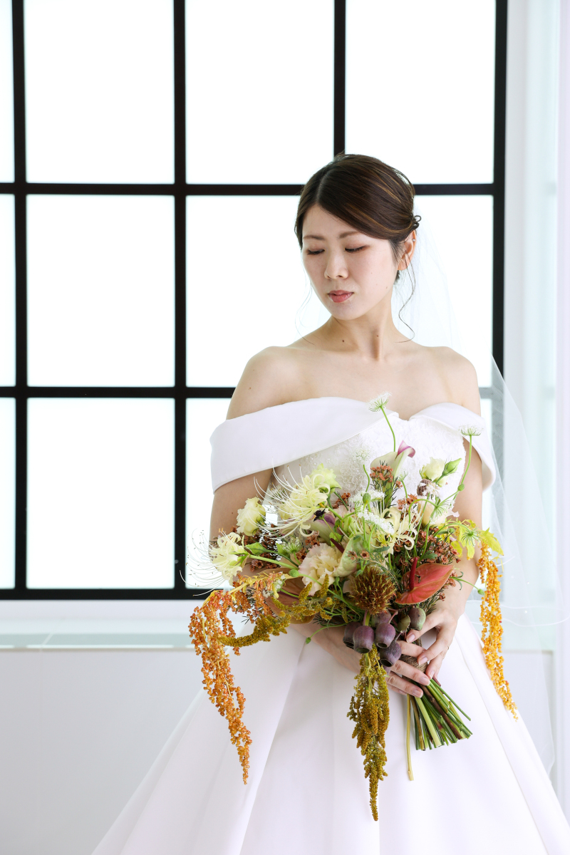 新婦さまソロショット。