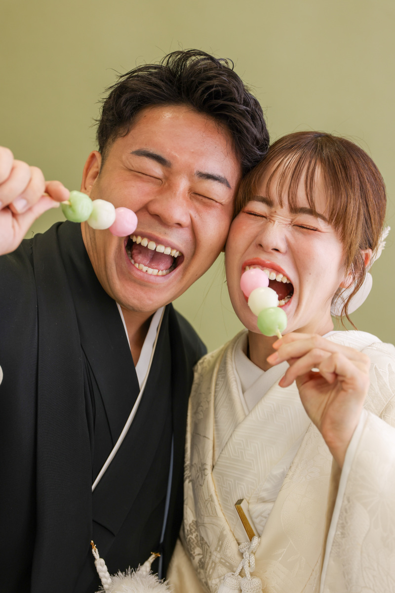 三色団子を一緒に