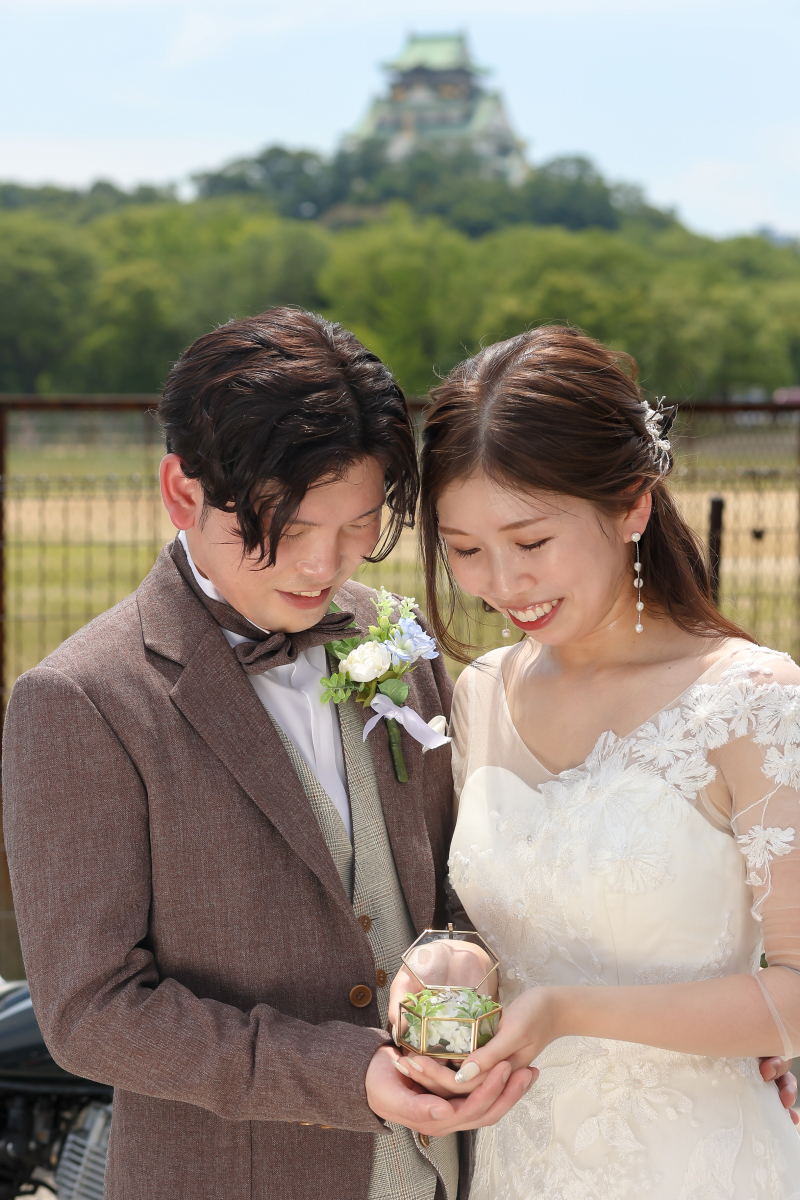 大切なアイテムも添えて