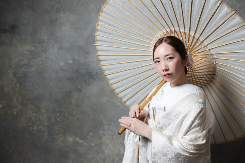 新婦さまお1人ショット。