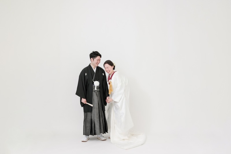 お2人の笑顔が印象的な1枚。