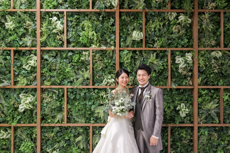 緑で自然な雰囲気も♪