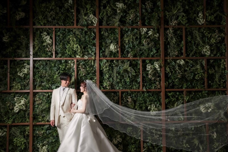 ベールショットを使ったアートな一枚