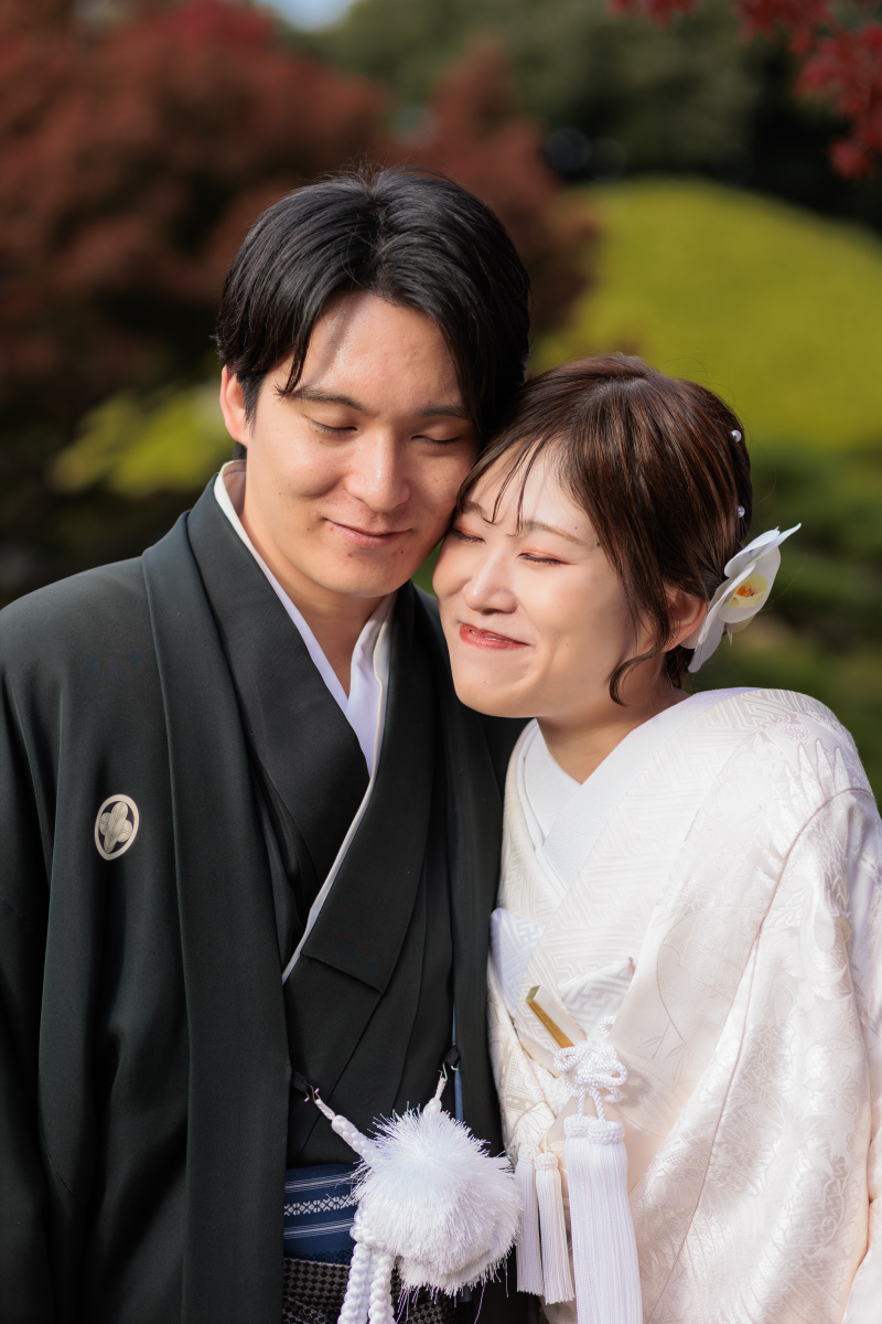 ほっぺたをくっつけて