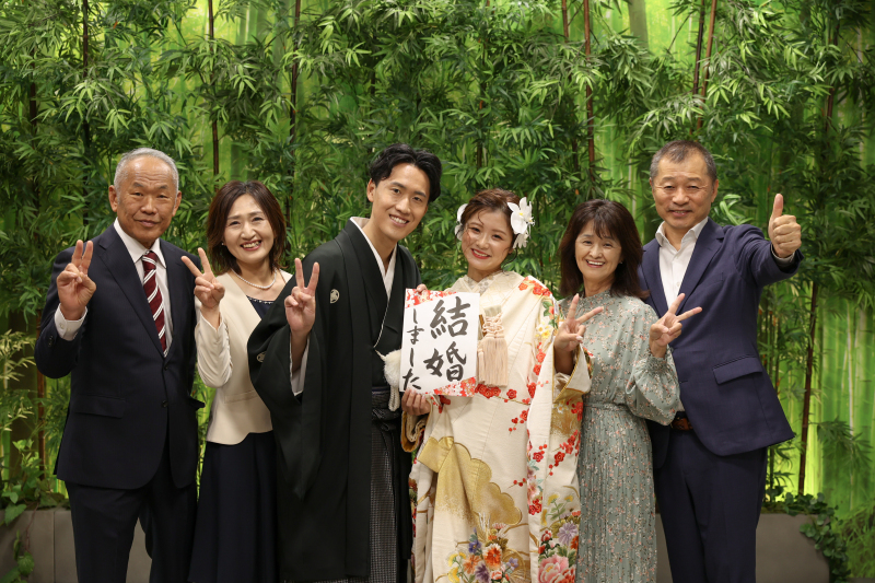 最後はみんなで自由にポーズ♪