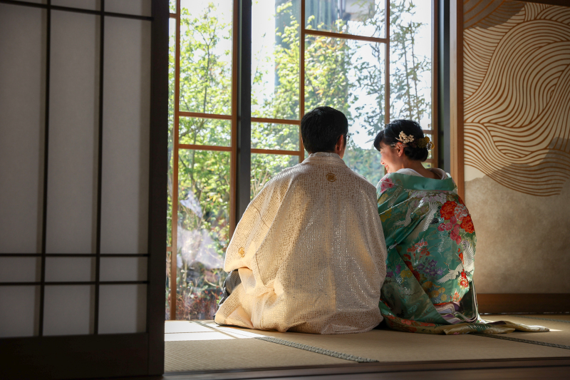 自然なお二人を