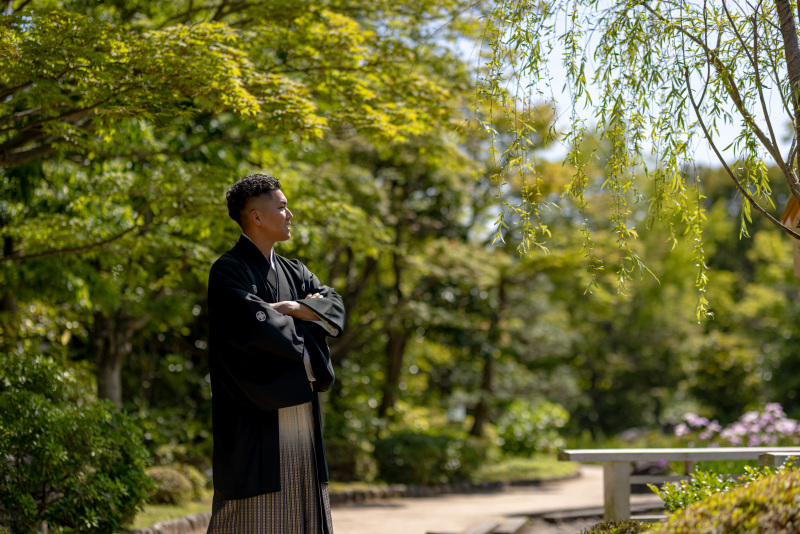 新郎様はかっこよく