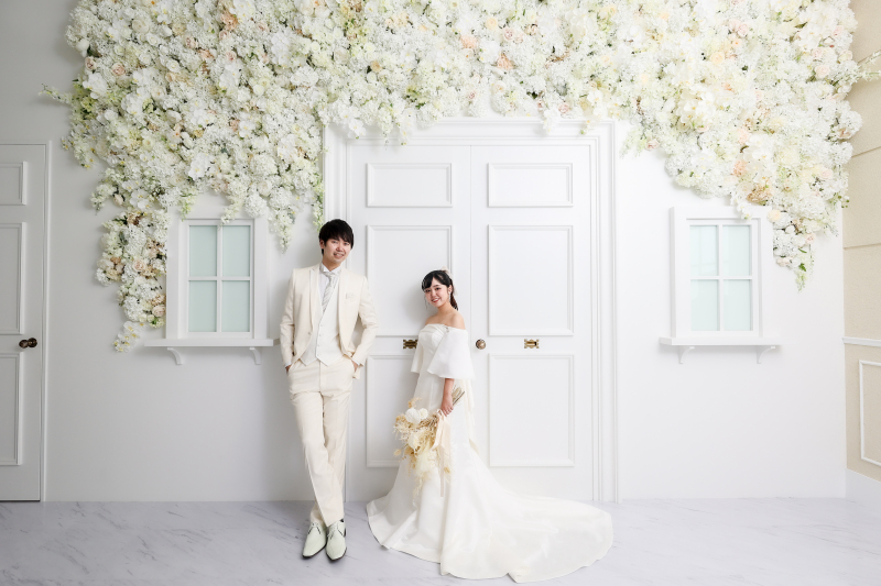 真っ白のお花に包まれて。。