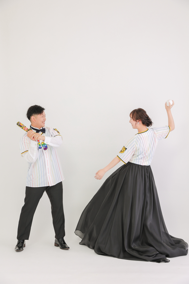 野球がとっても大好きなお二人!素敵でした♪