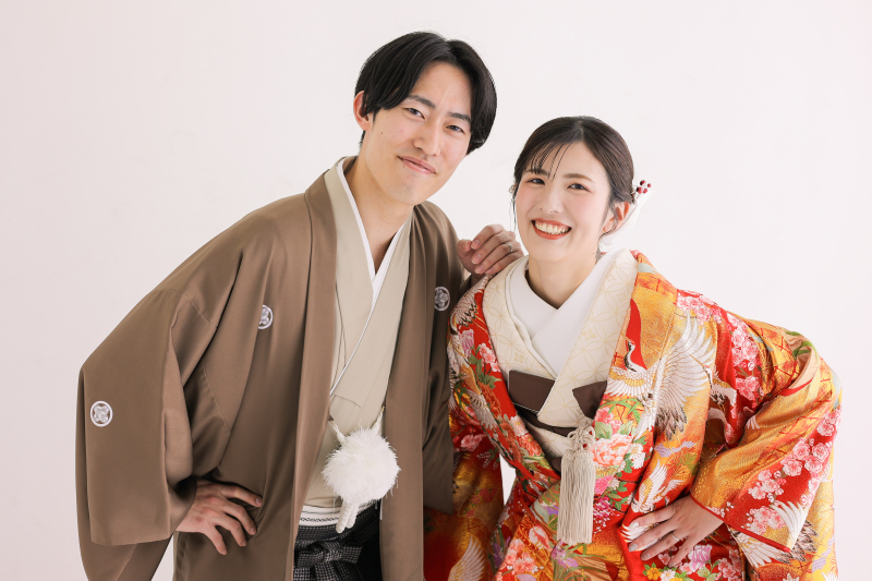 和装スタジオプラン 和装スタジオとナチュラルスタジオでお二人らしい撮影を♩