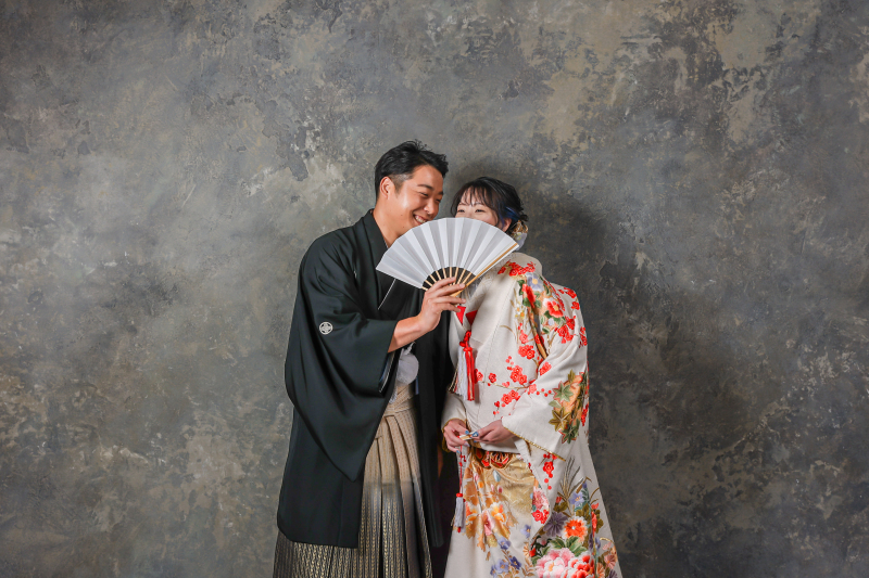 【和装洋装スタジオプラン】お二人の大切な時間。