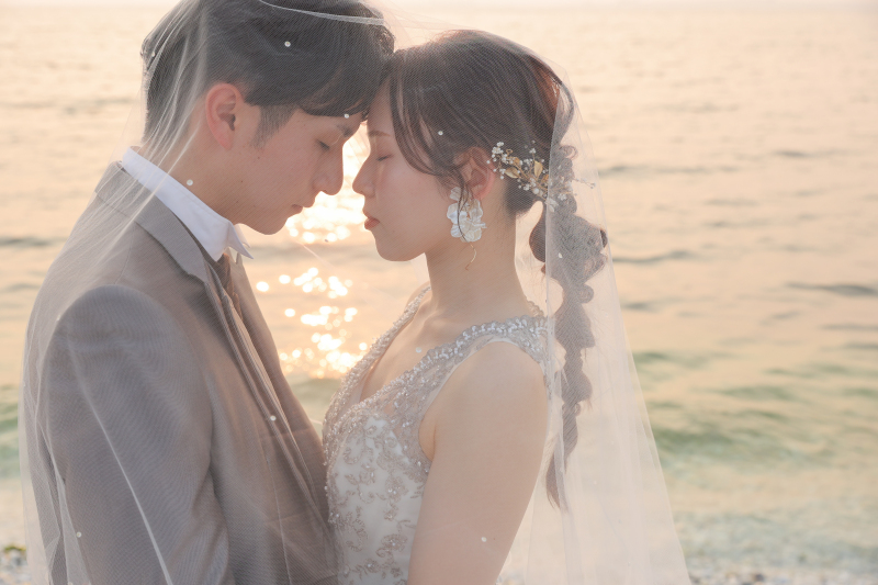 ベールの中に入って