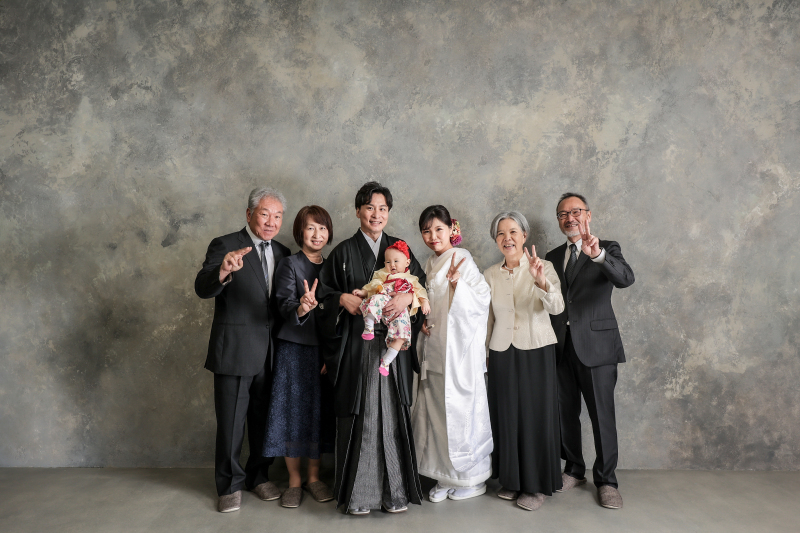 【和装洋装スタジオプラン】家族で残す幸せな時間