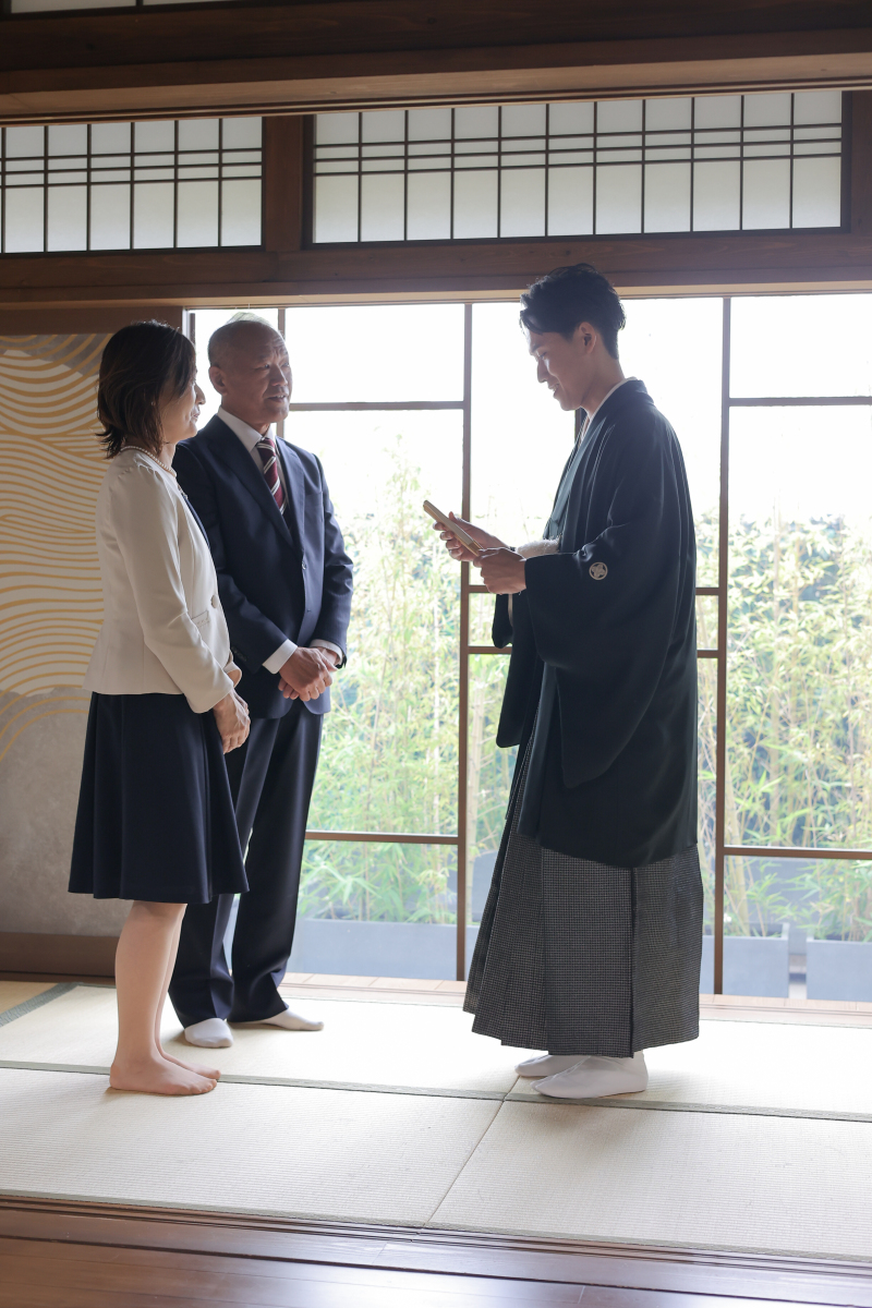 お母様からご新郎様へ