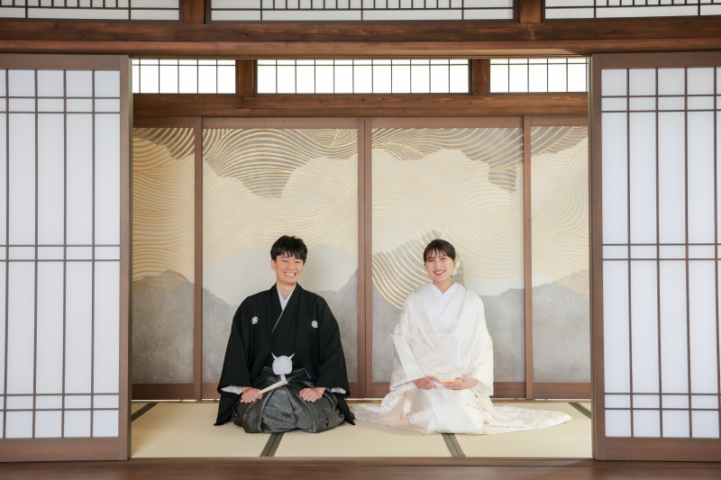 ステキな笑顔が印象的なお写真。